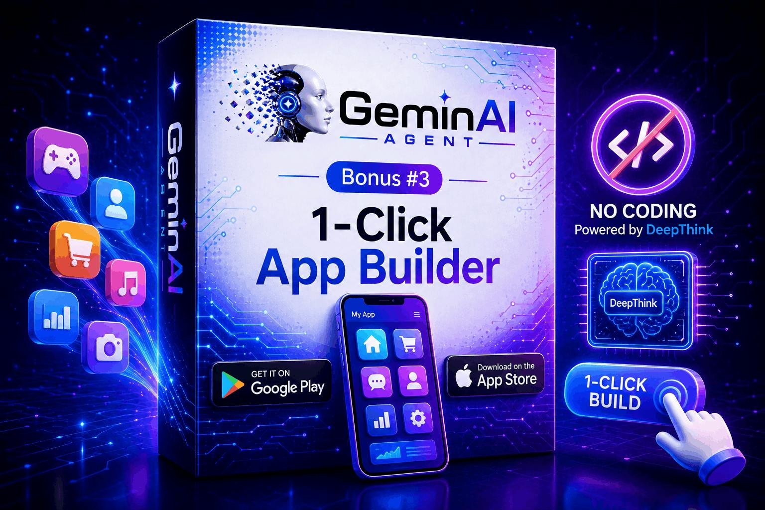 GeminAI Agent bonus 3 - 1-Click App Builder