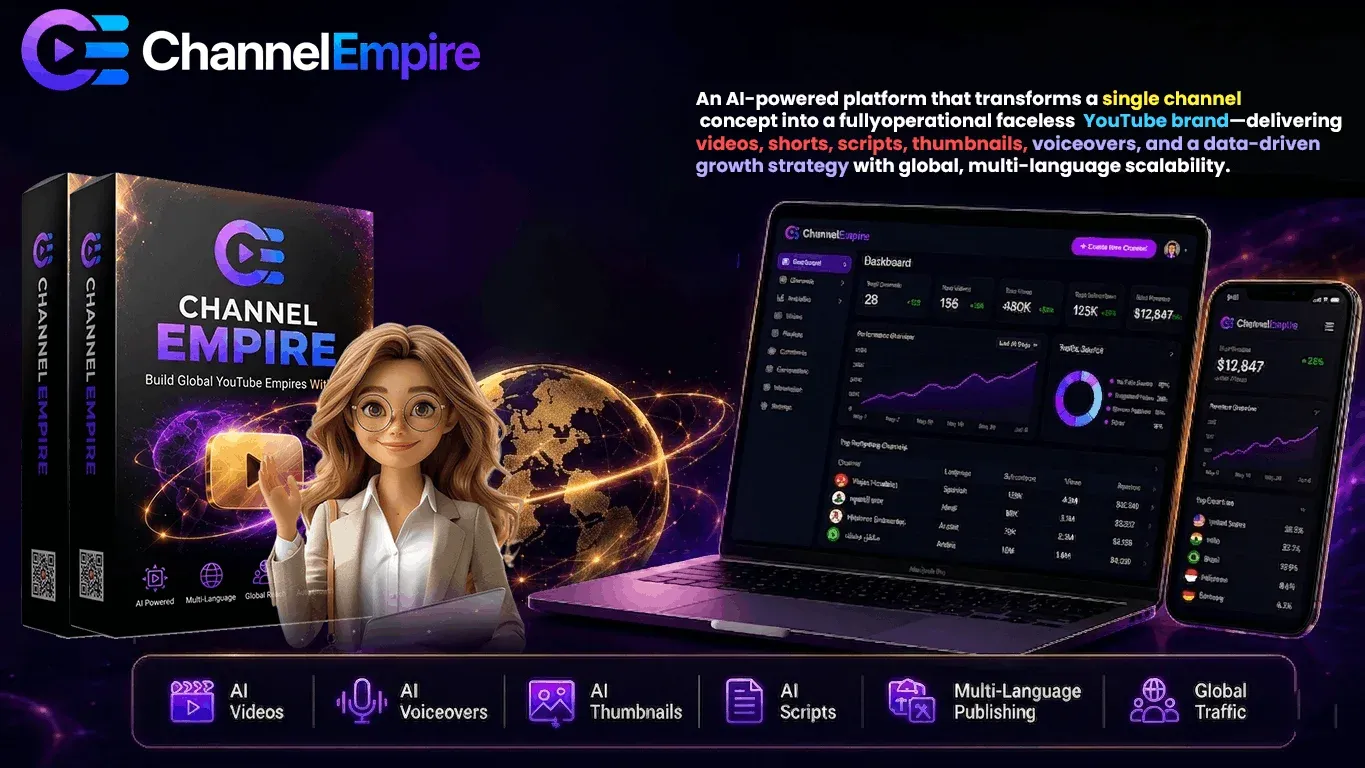 ChannelEmpire Review – Faceless YouTube Channel Problem Solved